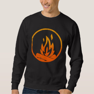 Camping Campfire Circle Ring Sweatshirt