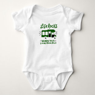 Camping Campfire Gift Baby Bodysuit