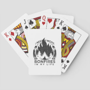 Camping Campfire Gift Playing Cards