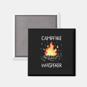 Camping Campfire Magnet