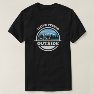 camping campfire mountains wanderlust, hiking T-Shirt