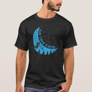 camping campfire mountains wanderlust, hiking T-Shirt
