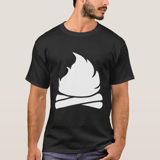 Camping Campfire   T-Shirt (Front)