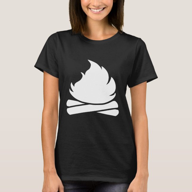 Camping Campfire   T-Shirt (Front)