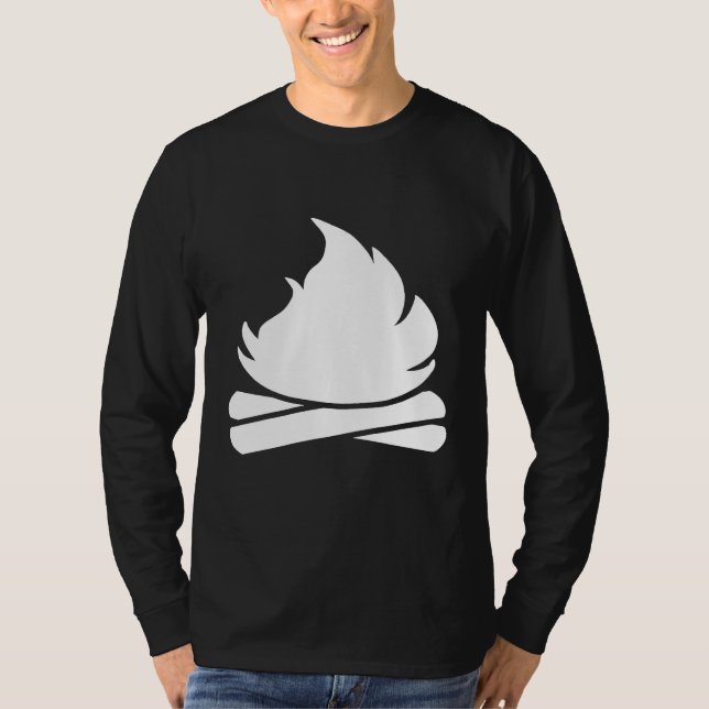 Camping Campfire   T-Shirt (Front)