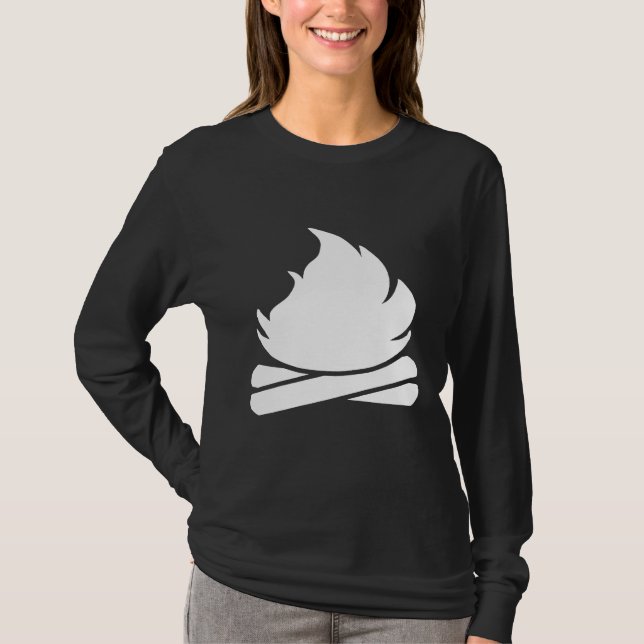 Camping Campfire   T-Shirt (Front)