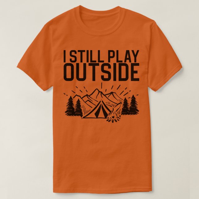 Camping Campfire Tent 2 T-Shirt (Design Front)