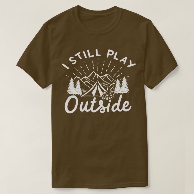 Camping Campfire Tent 7 T-Shirt (Design Front)