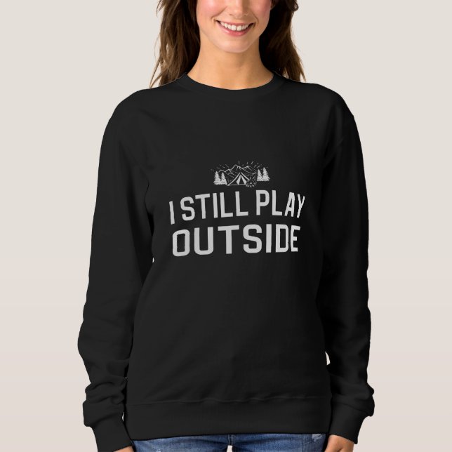 Camping Campfire Tent Sweatshirt (Front)