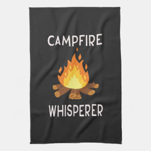 Camping - Campfire Whisperer  Tea Towel