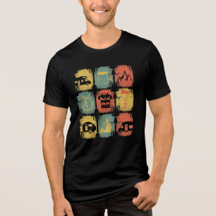 Camping - Camping Stuff Tri-Blend Shirt