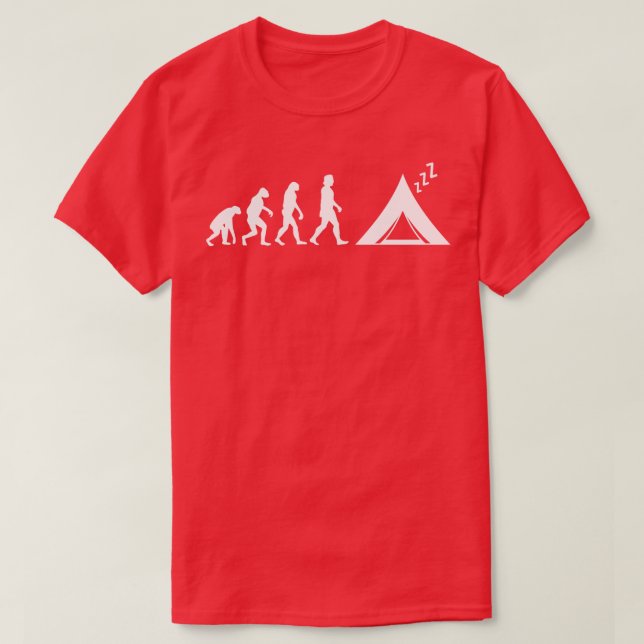 Camping Camping Tent Evolution 1 T-Shirt (Design Front)