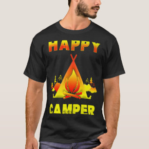 Camping   Camping  with Sayings Happy Camper T-Shirt