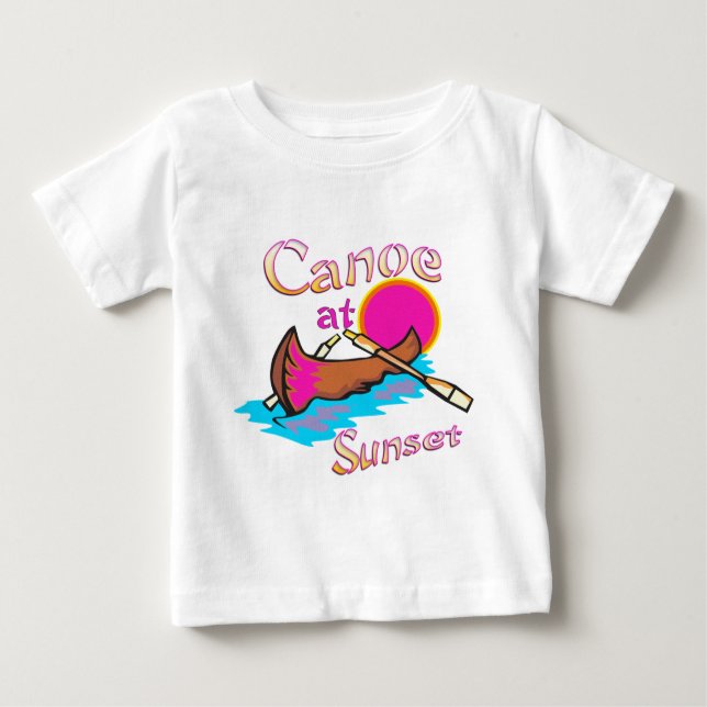 Camping Canoe Baby T-Shirt (Front)