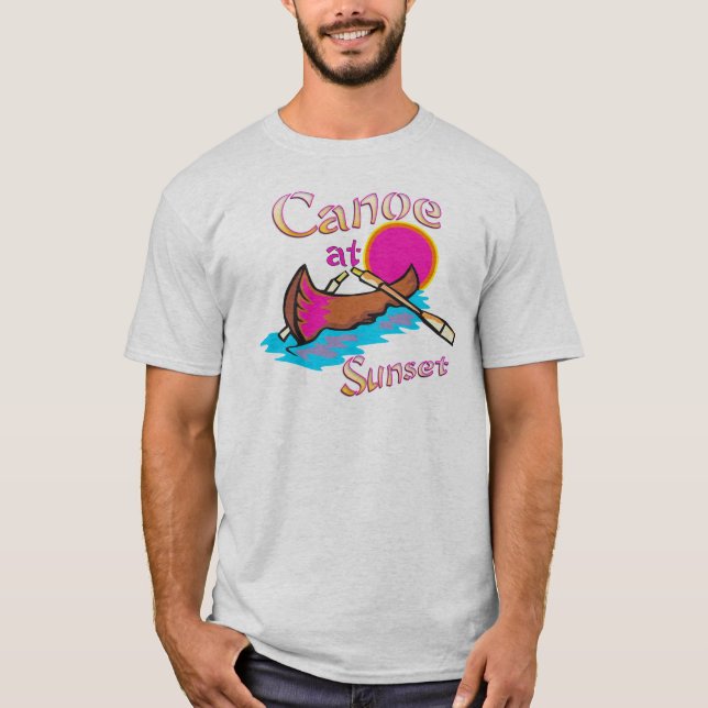 Camping Canoe T-Shirt (Front)