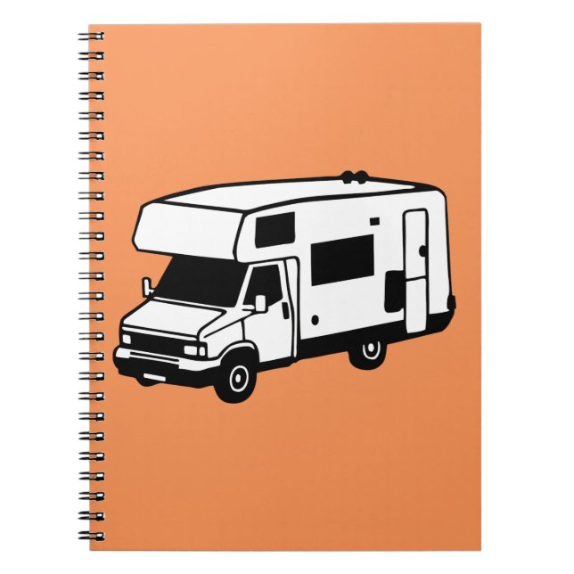 camping car spiral notebook (Front)