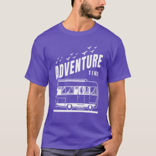 Camping Caravan Motorhome Camper Saying retro T-Shirt