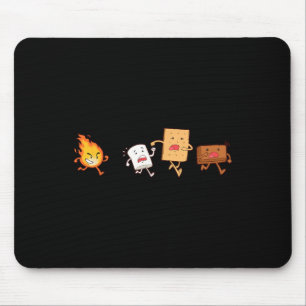 Camping Chef Gift S'mores Camp Fire Mouse Pad