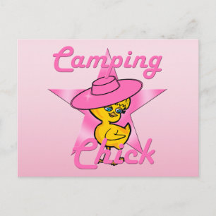 Camping Chick #8 Postcard