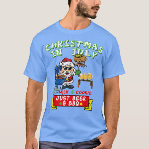Camping Christmas in July No Milk Cookies Just Bee T-Shirt