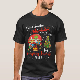 Camping Christmas Vehicles Camping RVing Trailers T-Shirt