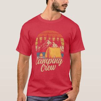 Camping Crew Camping Group Matching Family Vacatio T-Shirt