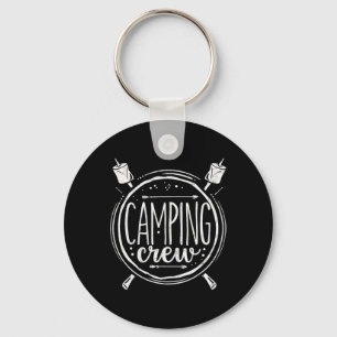 Camping Crew Group Matching Tee Hiking Family Vaca Key Ring