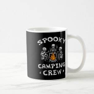 Camping Crew Halloween Camping Skeleton Campsite Coffee Mug