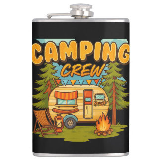 Camping Crew Hip Flask