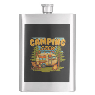 Camping Crew Hip Flask