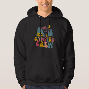 Camping Crew Matching Camping Retro Vintage Campe Hoodie