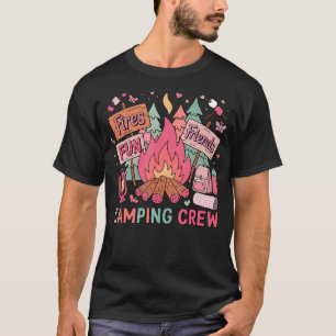 Camping Crew Smore Campfire Group Squad Team T-Shirt