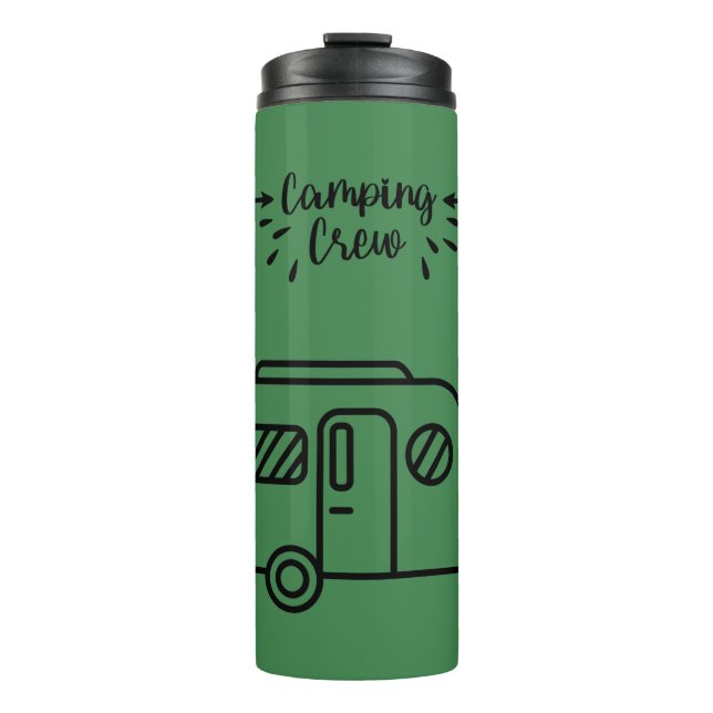 camping crew thermal tumbler (Front)