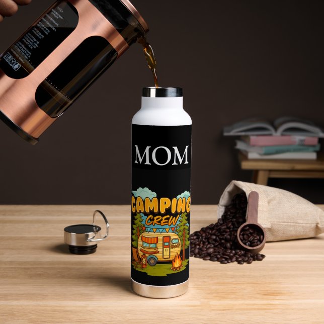 Camping Crew Water Bottle (Coffee (Rotated))