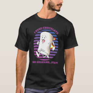 Camping Cute Smores Campfire for Men Women T-Shirt