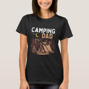 Camping Dad Camper Happy Father's Day Campfire Men T-Shirt