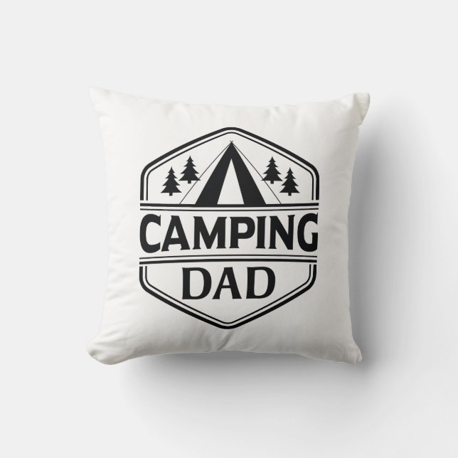 Camping Dad Cushion (Front)