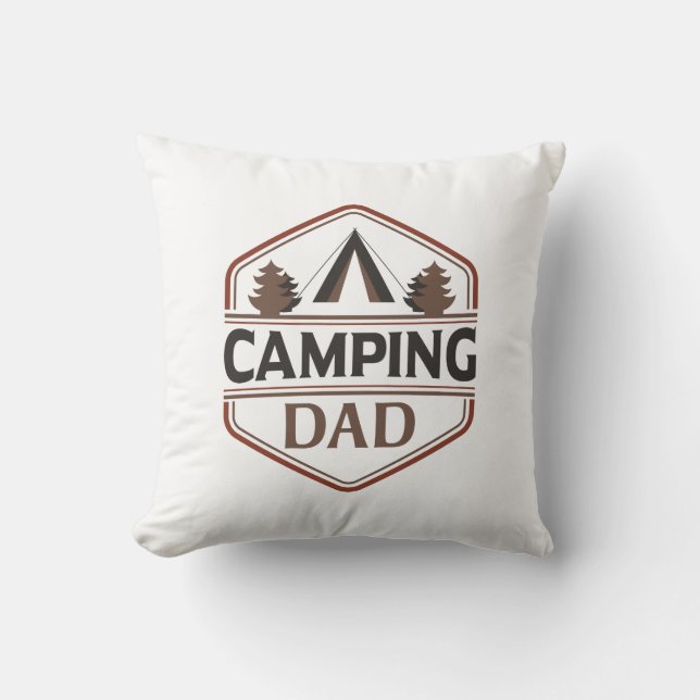Camping Dad Cushion (Front)