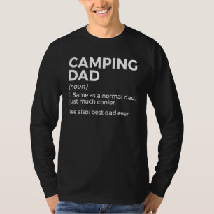 Camping Dad Definition Best Dad Ever RV Camper T-Shirt