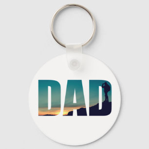 camping dad key ring