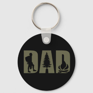 camping dad key ring