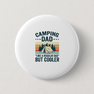 Camping Dad Vintage Retro Outdoor Vector Shirt Des 6 Cm Round Badge