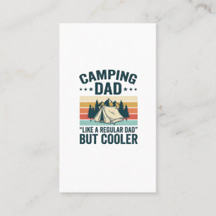Camping Dad Vintage Retro Outdoor Vector Shirt Des Business Card