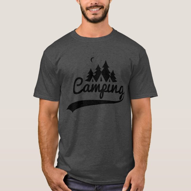camping deluee friends T-Shirt (Front)
