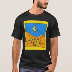 Camping Desert Landscape Cactus Desert Life Succul T-Shirt