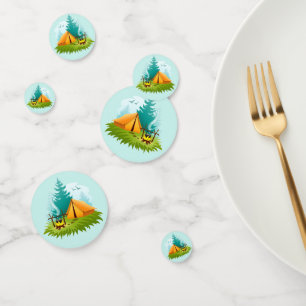 Camping Design Table Confetti
