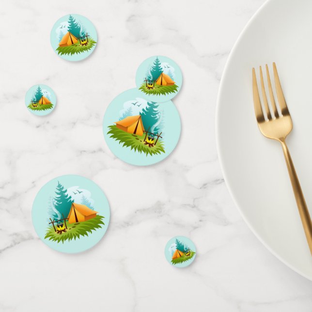 Camping Design Table Confetti (Group)