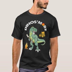 Camping Dinosaur Campfire Dinos'more Camp Smore Di T-Shirt
