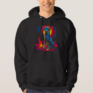 Camping Dog Great Dane Hoodie