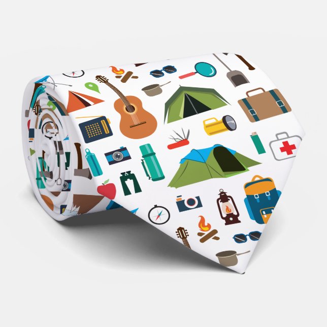 Camping Equipment Tie (Rolled)